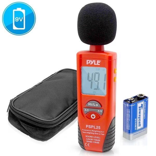 Sound Level Meter With A And C Frequency Weighting, Pyle, Mfr#: PSPL25